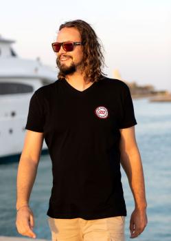 T-Shirt Herren "The Ultimate Dive Experience" V-Ausschnitt